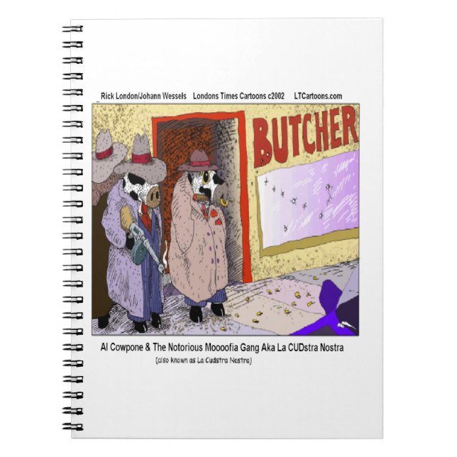 Carnet Al Cowpone & Moofia Gang Vaches Drôle (Devant)