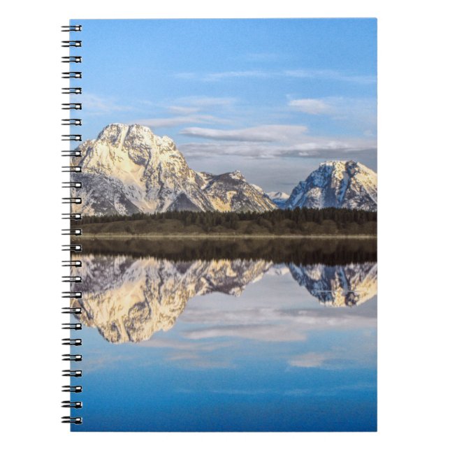 Carnet Alaska Mountains Reflection Photo (Devant)