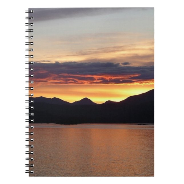 Carnet Alaskan Sunset I Belle photographie Alaska (Devant)