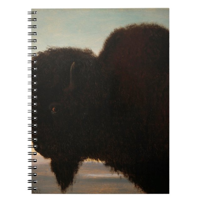 Carnet Albert Bierstadt Buffalo Head (Devant)