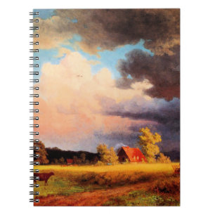Carnet Albert Bierstadt peinture, Paysage bavarois