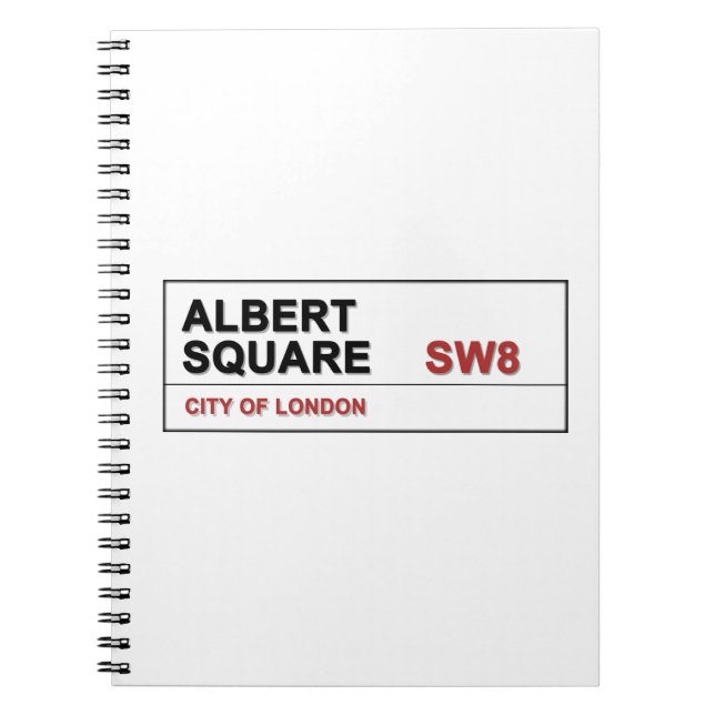 Carnet Albert Square Londres (Devant)