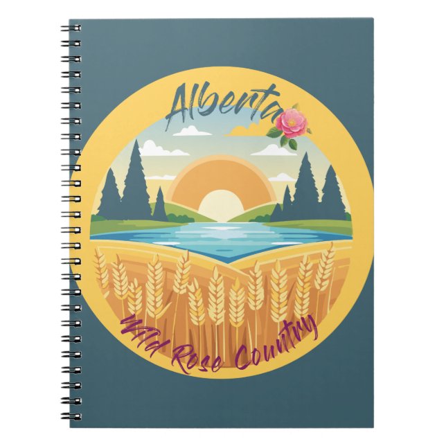 Carnet Alberta : Pays Rose sauvage (Devant)