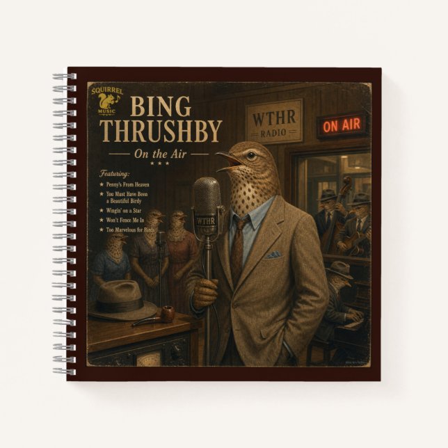 Carnet Album Bing Thrushby : une parodie (Devant)