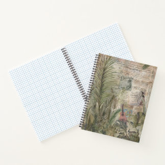 Carnet Album decoupage Tropical Vintage : Ukulele