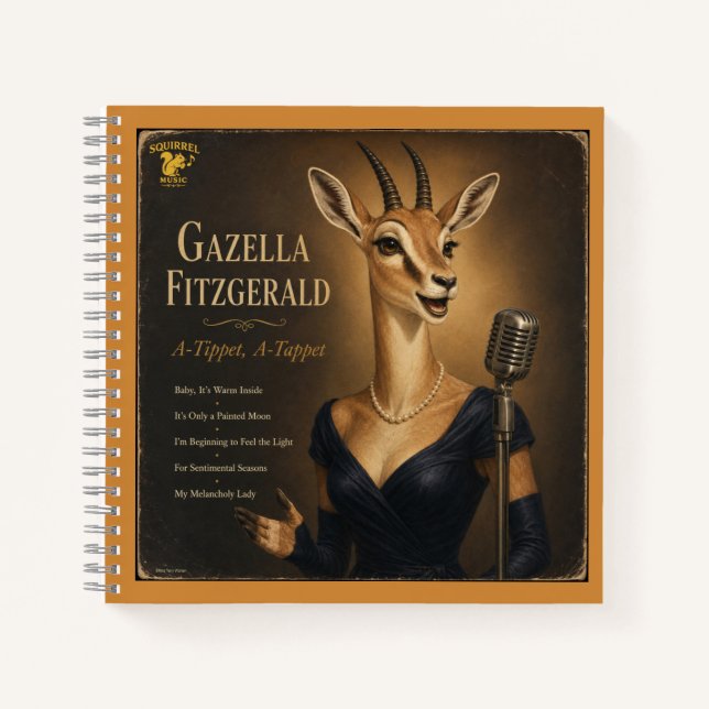 Carnet Album Gazella Fitzgerald : une parodie (Devant)