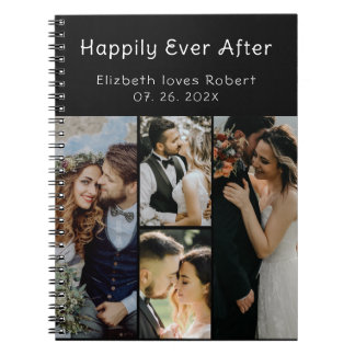 Carnet Album photo de mariage à scénario d'amour élégant