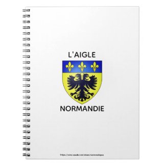 Carnet Album Photos avec le blason de L'Aigle - Normandie
