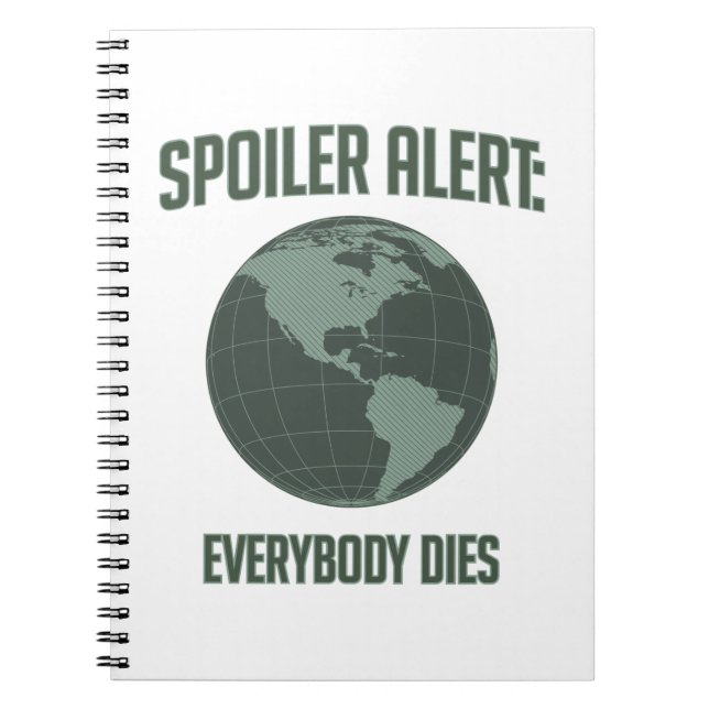 Carnet Alerte de spoiler de la terre : Tout le monde (Devant)