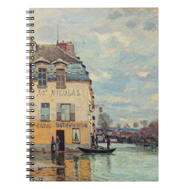 Carnet Alfred Sisley - Inondation à Port-Marly 1872 (Devant)