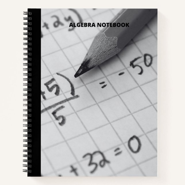 CARNET ALGEBRA NOTES (Devant)
