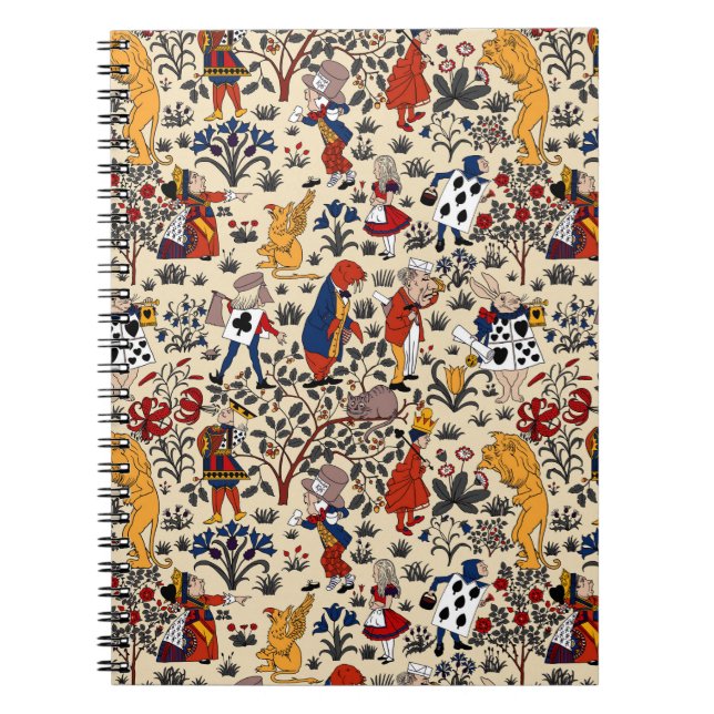 Carnet Alice au pays des merveilles (Devant)