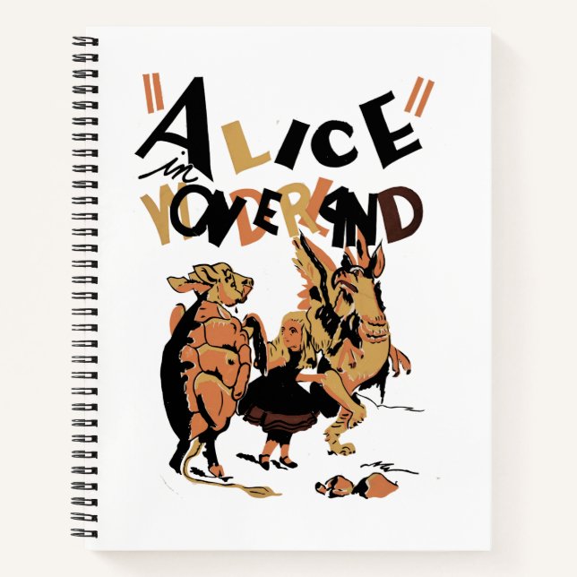 CARNET ALICE AU PAYS DES MERVEILLES (Devant)