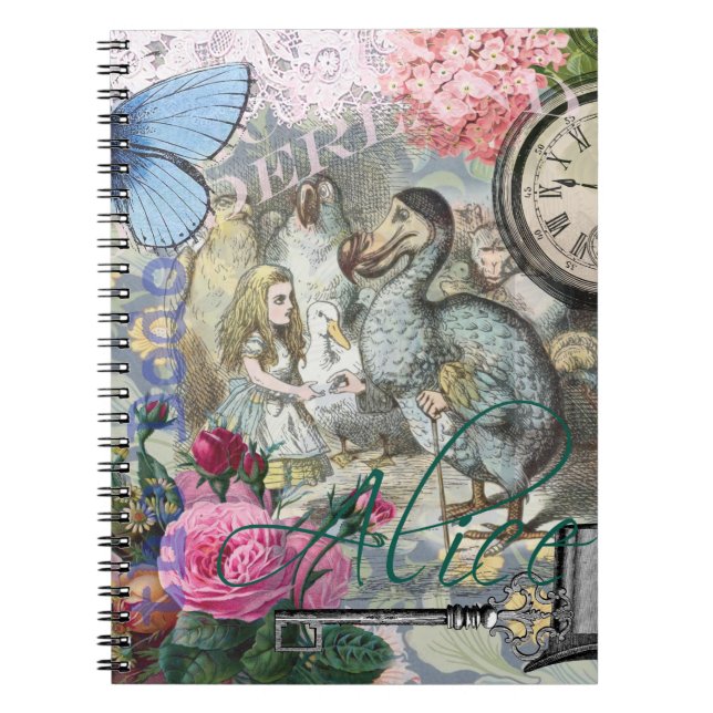 Carnet Alice au pays des merveilles Dodo Classic (Devant)