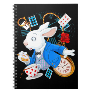 Carnet Alice Au Pays Des Merveilles - Lapin Blanc