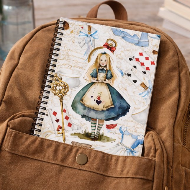 Carnet Alice Au Pays Des Merveilles Thème (Créateur téléchargé)