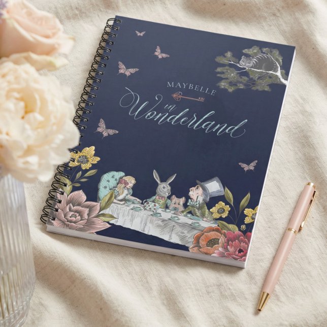 Carnet Alice au Pays des Merveilles Thème de Conte de Fée (Alice In Wonderland Vintage Fairy Tale Theme Notebook)