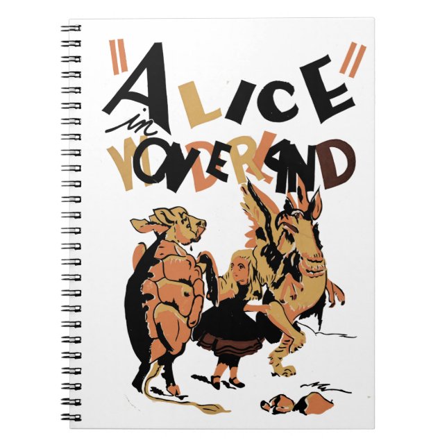 CARNET ALICE EN WONDERLAND (Devant)