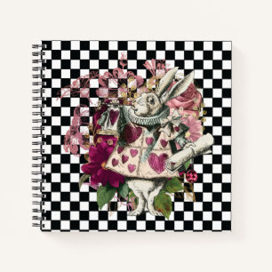 Carnet Alice moderne au pays des merveilles Rabbit
