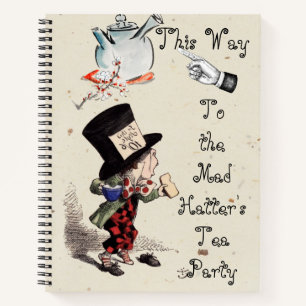 Carnet Alice - Thé à la folie avec le Chapelier 1865