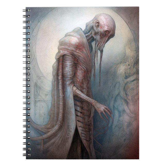 Carnet Alien Créature Science Fiction (Devant)