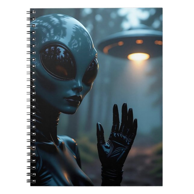 Carnet Alien extra-terrestre et ovnis (Devant)