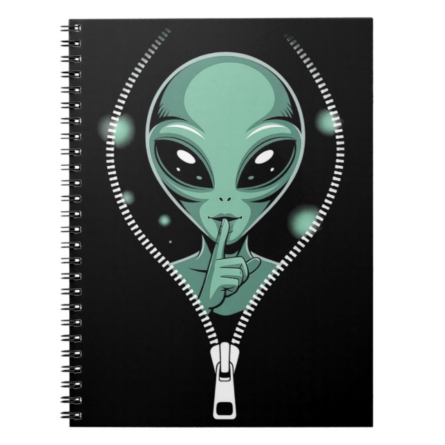 Carnet Alien Peeping (Devant)