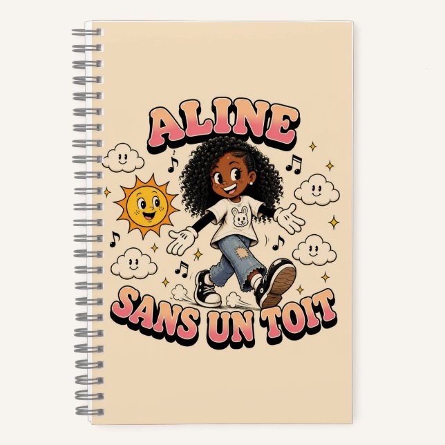 Carnet Aline Sans un toit (Recto)
