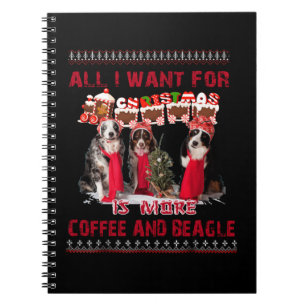 Carnet All I Want Beagle And Coffee