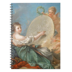 Carnet Allégorie de la peinture, 1765 (huile sur la