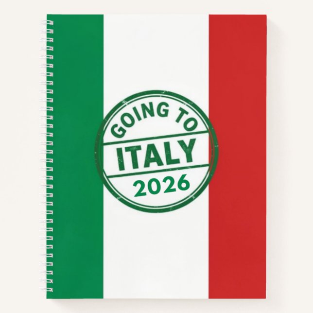 Carnet Aller en Italie 2026 (Devant)