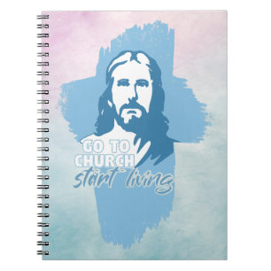 Carnet Allez À L'Église... ! Jésus-Christ. Christian Prea