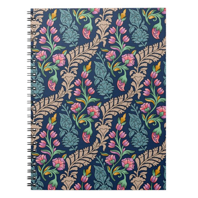 Carnet Allover traditionnel moghole Designs, motif, flore (Devant)