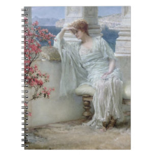 Carnet Alma-Tadema ses yeux sont avec ses pensées ?