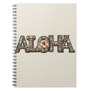 Carnet Aloha Bamboo, polynésien hawaïen