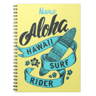 Carnet Aloha Hawaii Surf Rider Thunder_Cove