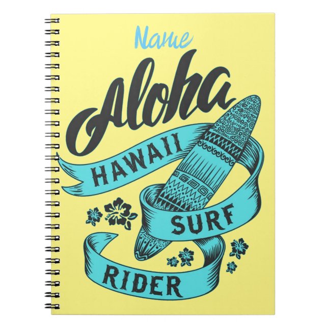 Carnet Aloha Hawaii Surf Rider Thunder_Cove (Devant)