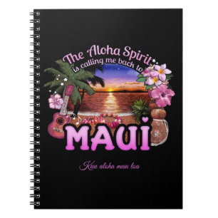 Carnet Aloha Spirit me rappelle Maui