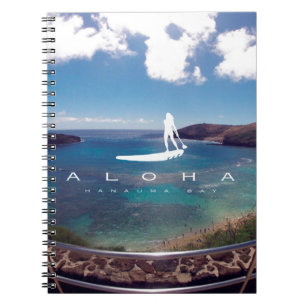 Carnet Aloha surfer d'Hawaï de baie de Hanauma