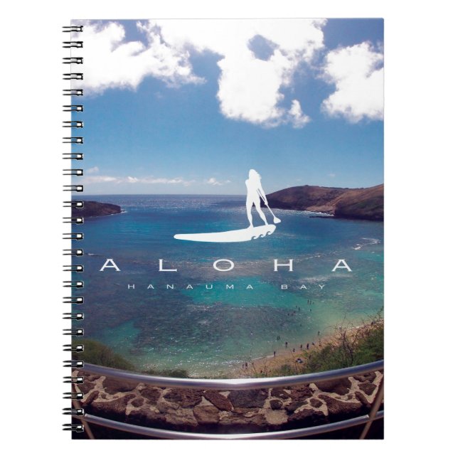 Carnet Aloha surfer d'Hawaï de baie de Hanauma (Devant)