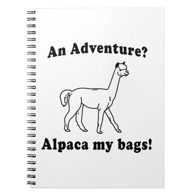 Carnet Alpaga d'aventure (Devant)