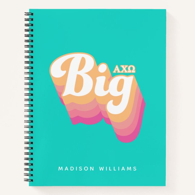 Carnet Alpha Chi Omega | Grande (Devant)