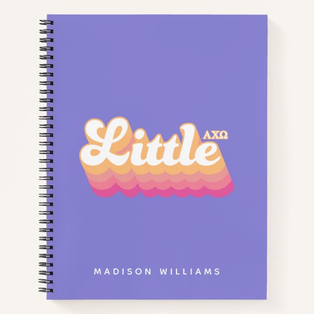 Carnet Alpha Chi Omega | Petit (Devant)