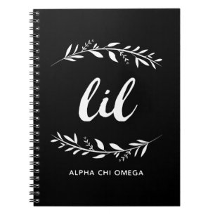 Carnet Alpha guirlande d'Omega Lil de Chi