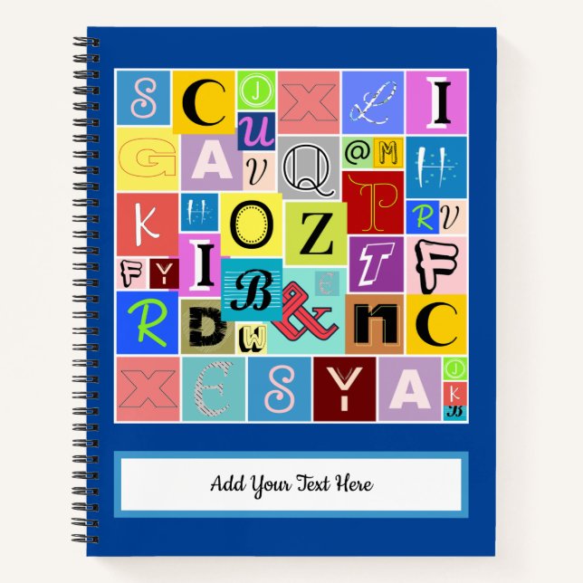 Carnet Alphabet (Devant)