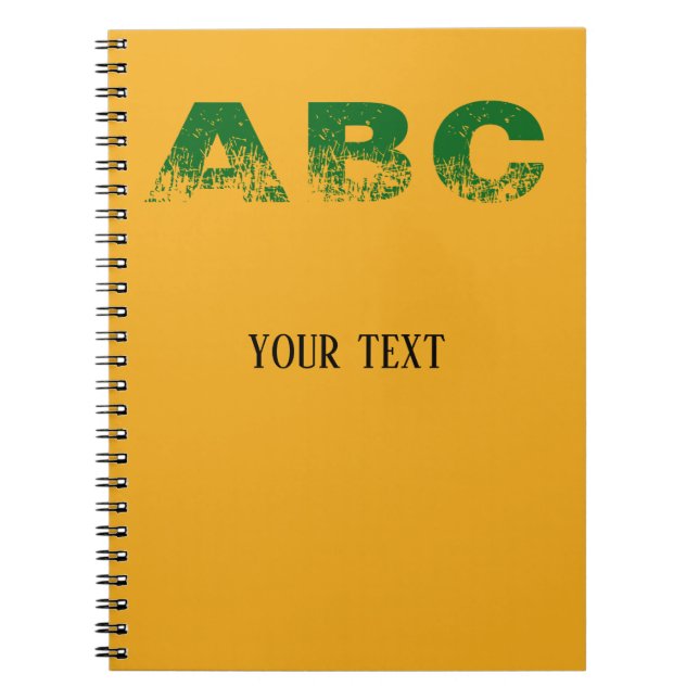 Carnet alphabet ABC (Devant)