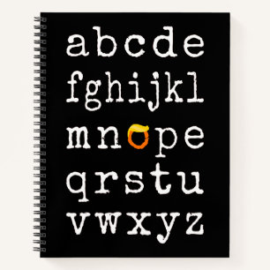 Carnet Alphabet anti-Trump - Nope V