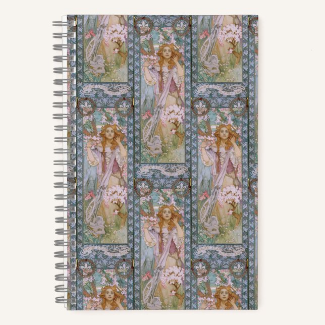 Carnet Alphonse Maria Mucha – Art nouveau Jugendstil (Recto)