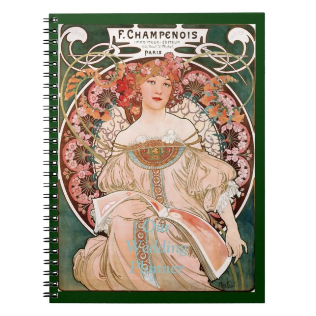Carnet Alphonse Mucha F. Champenois (Devant)