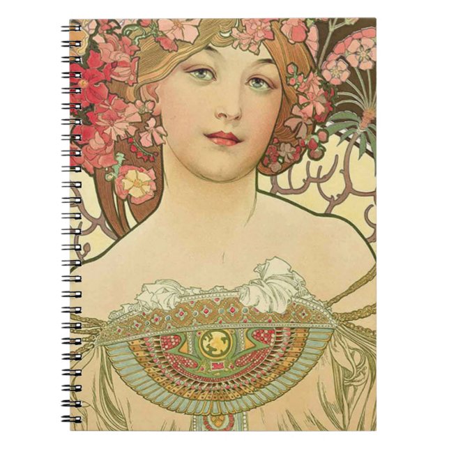Carnet Alphonse Mucha – Maître de l'Art Nouveau (Devant)